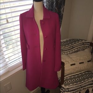 J Crew Hot Pink Coat